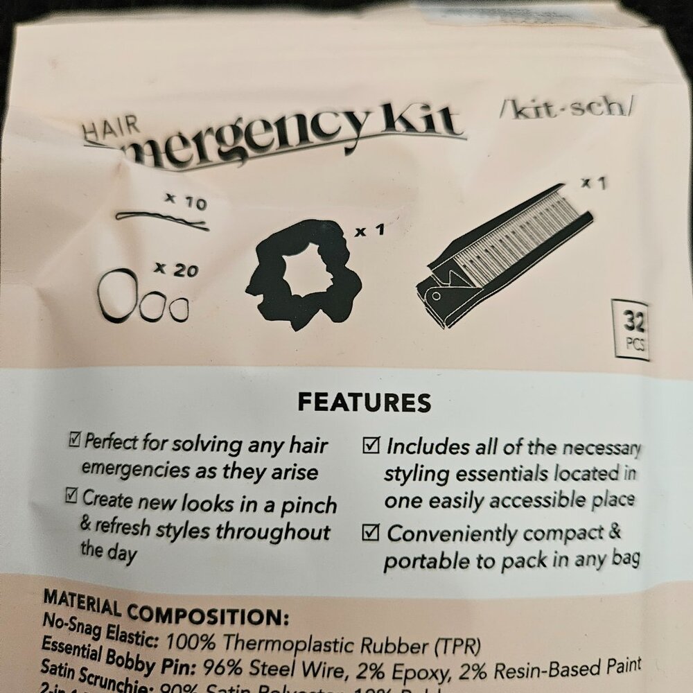 NWOT Kitsch Hair Emergency Kit - Picture 4 of 5